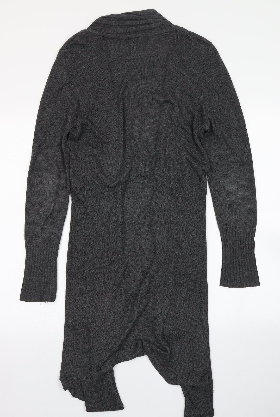 F&F Womens Grey  Knit Cardigan Jumper Size 8