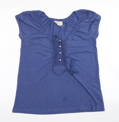 Denim & Supply Ralph Lauren Womens Blue   Basic T-Shirt Size XS
