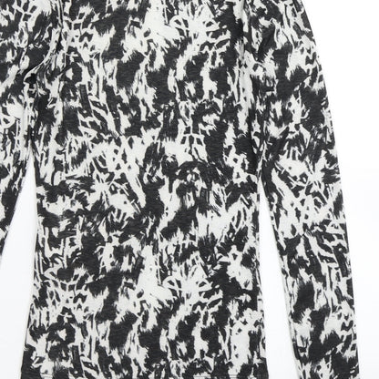 Womens UK Size 6 Topshop Black Basic T-Shirt