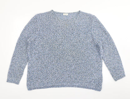 Womens UK Size 22 Gerry Weber Blue Pullover Jumper