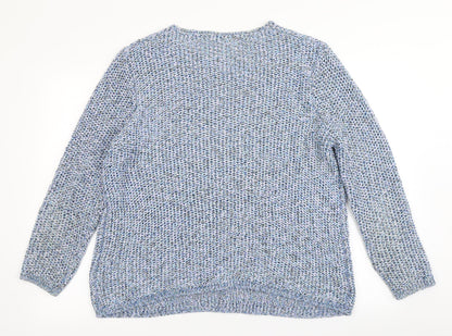 Womens UK Size 22 Gerry Weber Blue Pullover Jumper
