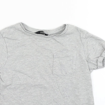 George Boys Grey   Basic T-Shirt Size 6-7 Years