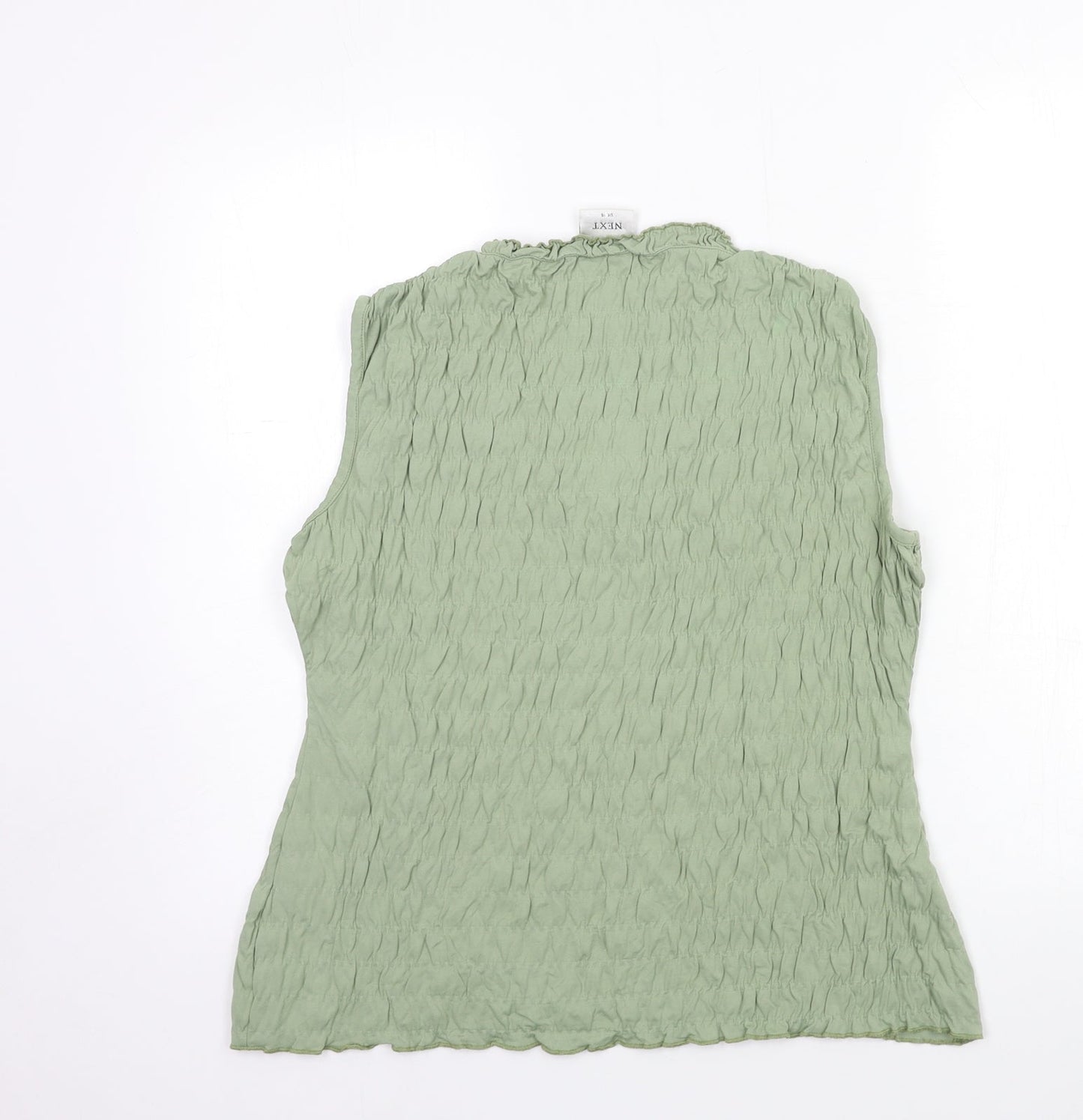 Womens UK Size 16 NEXT Green Basic Tank