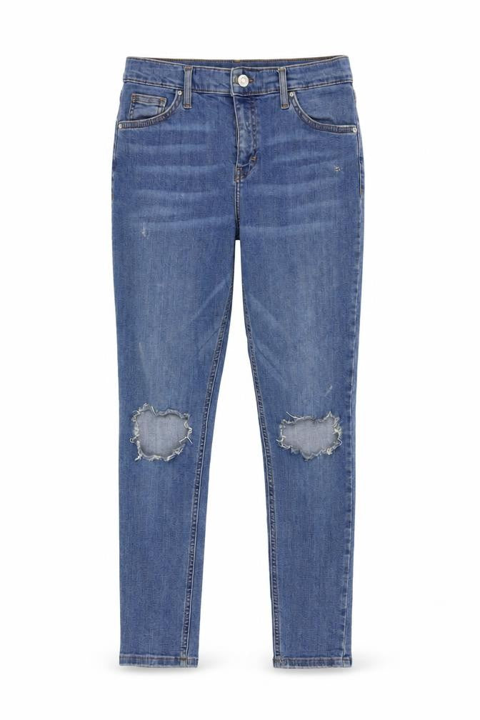 Womens UK Size 30 in Topshop Regular Fit Skinny Blue Jeans