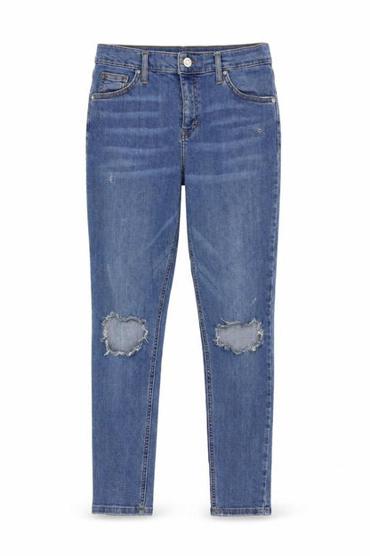 Womens UK Size 30 in Topshop Regular Fit Skinny Blue Jeans