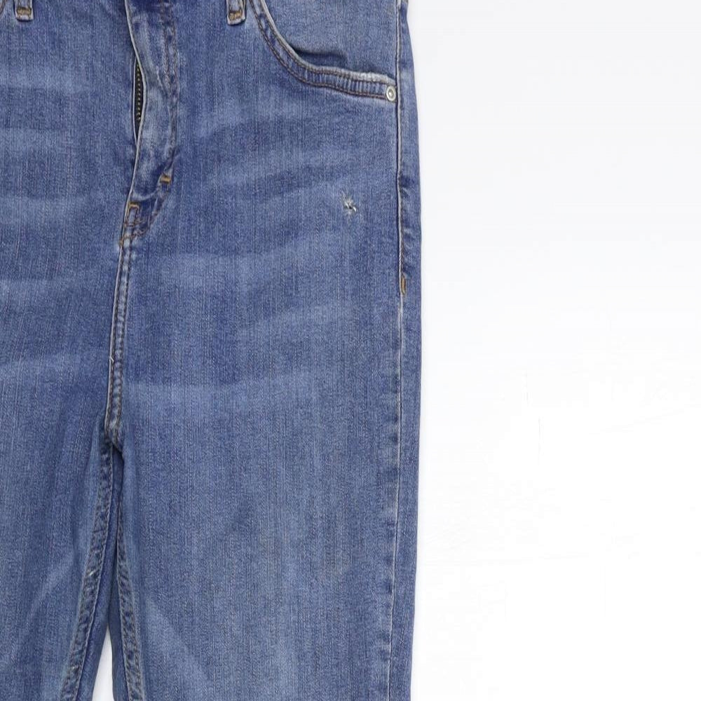 Topshop Womens Blue  Denim Skinny Jeans Size 30 in L30 in