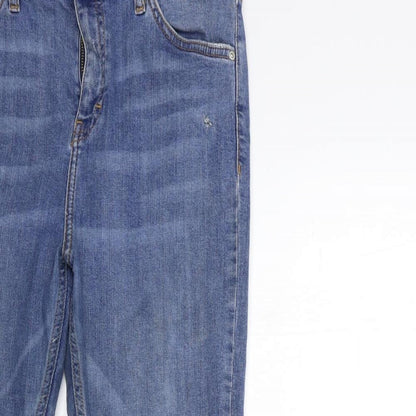Topshop Womens Blue  Denim Skinny Jeans Size 30 in L30 in