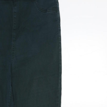 Womens UK Size 32 in Marks and Spencer Regular Fit Jegging Green Jeans
