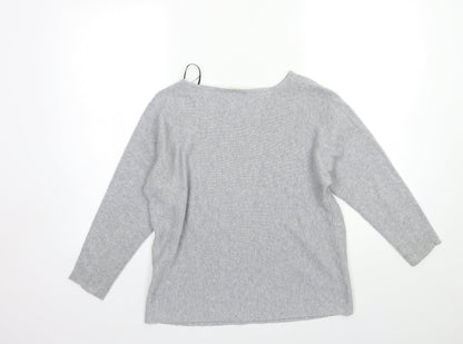 Womens UK Size XS H&M Grey Pullover Jumper