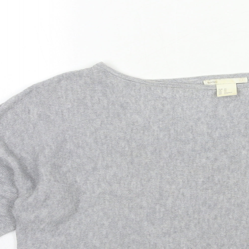 Womens UK Size XS H&M Grey Pullover Jumper