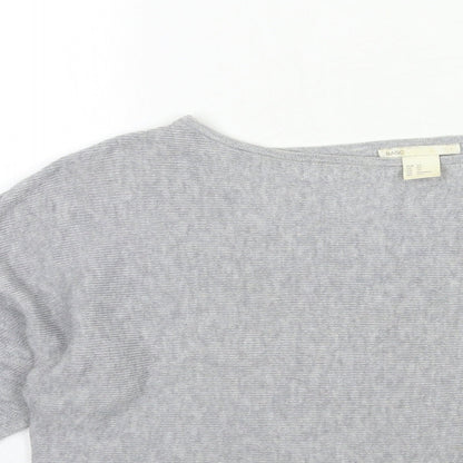 Womens UK Size XS H&M Grey Pullover Jumper