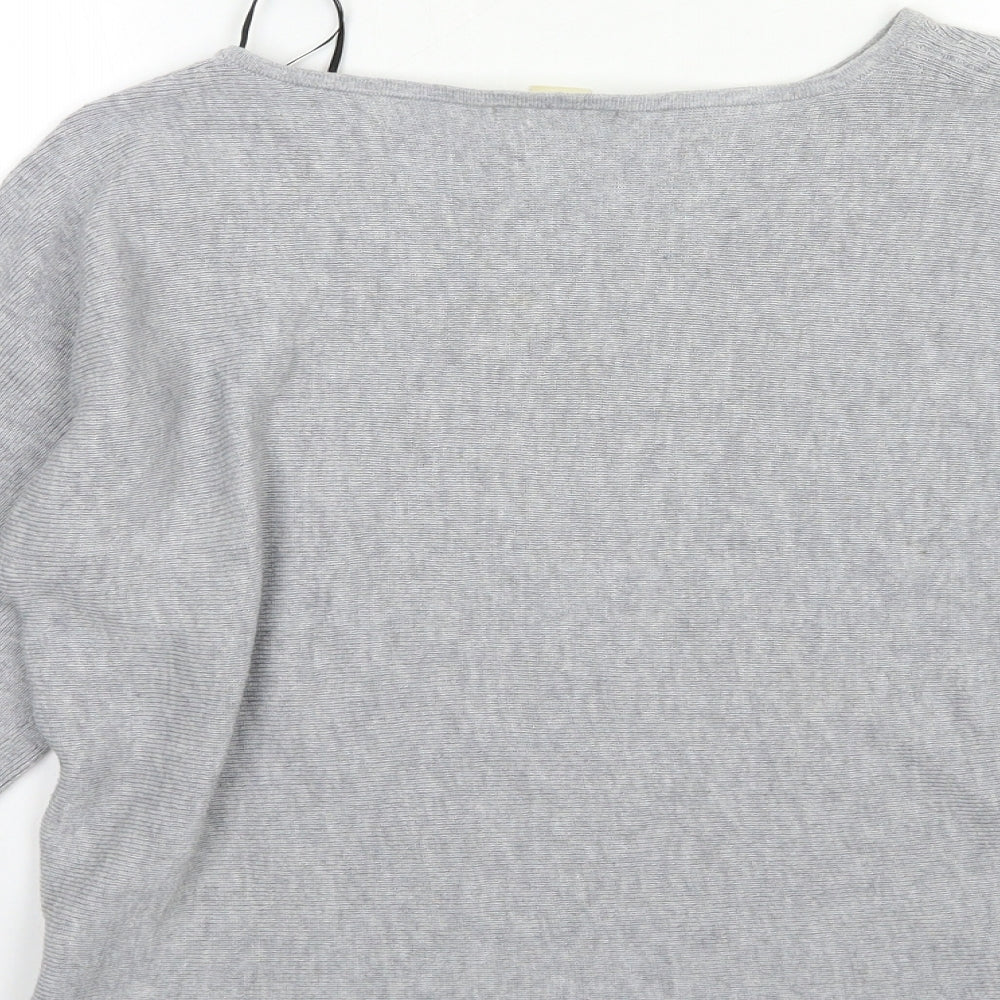 Womens UK Size XS H&M Grey Pullover Jumper