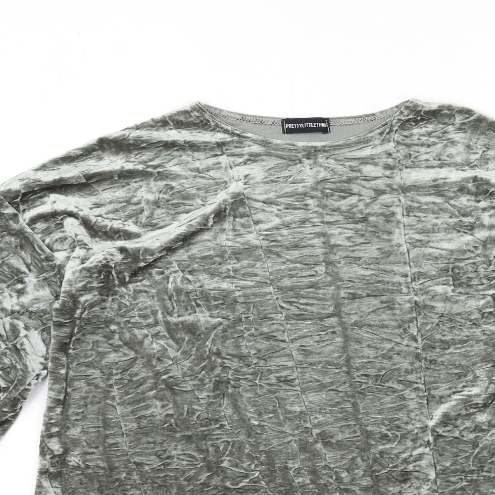 PRETTYLITTLETHING Womens Green   A-Line  Size 8