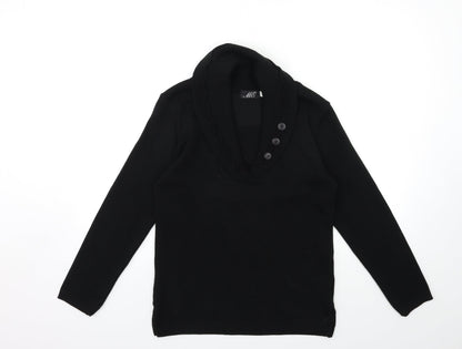Womens UK Size S ME Black Pullover Jumper