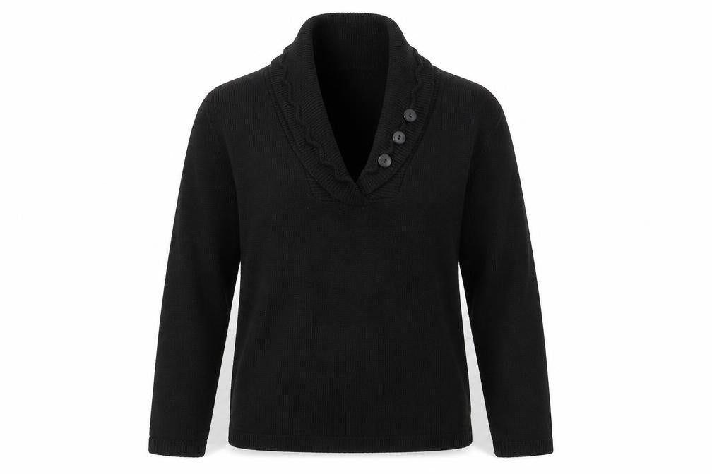 Womens UK Size S ME Black Pullover Jumper