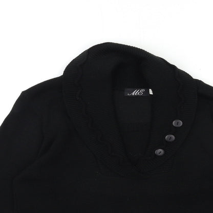 Womens UK Size S ME Black Pullover Jumper