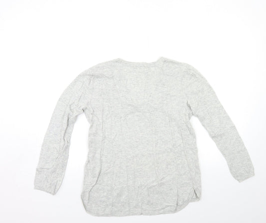 Womens UK Size S H&M Grey Pullover Jumper
