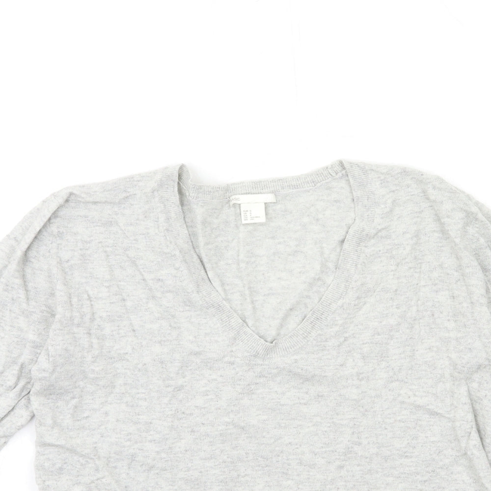 Womens UK Size S H&M Grey Pullover Jumper
