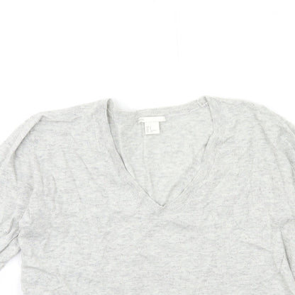 Womens UK Size S H&M Grey Pullover Jumper