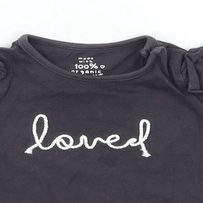 F&F Baby Grey   Basic T-Shirt Size 3-6 Months