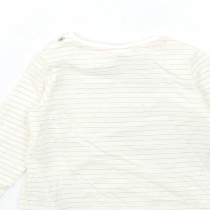 Disney Baby Beige Striped  Basic T-Shirt Size 3-6 Months  - DUMBO