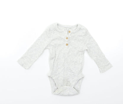George Baby Grey   Babygrow One-Piece Size 3-6 Months