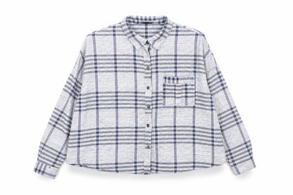 Womens UK Size S BDG Blue Basic Button-Up