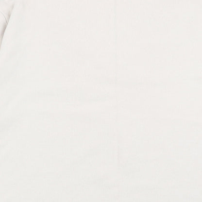 Womens UK Size M talisa Beige Basic T-Shirt