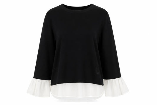 Womens UK Size L Linea Black Pullover Jumper