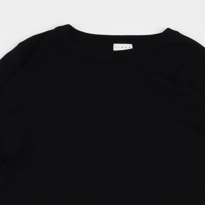 Womens UK Size L Linea Black Pullover Jumper