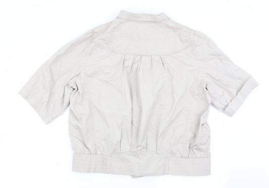 Womens UK Size 18 Dorothy Perkins Beige Jacket