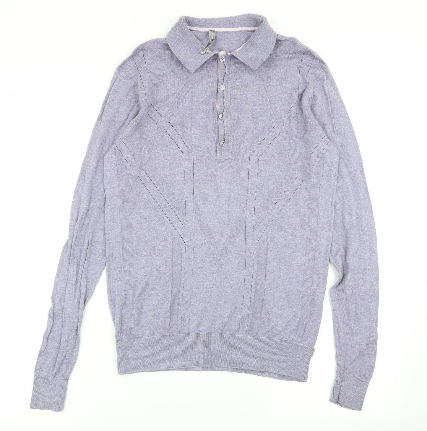 ketroy Mens Purple    Polo Size M