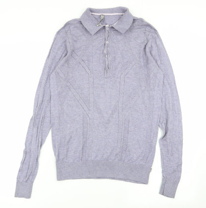 ketroy Mens Purple    Polo Size M