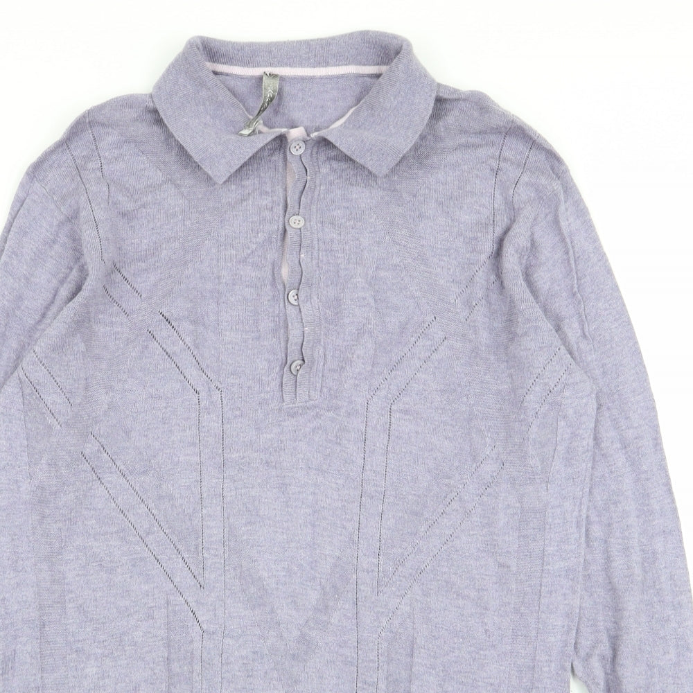 ketroy Mens Purple    Polo Size M