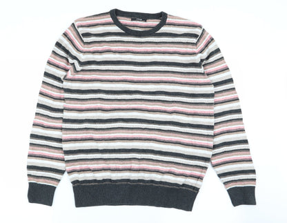 Asda George Womens Multicoloured Striped  Pullover Jumper Size M