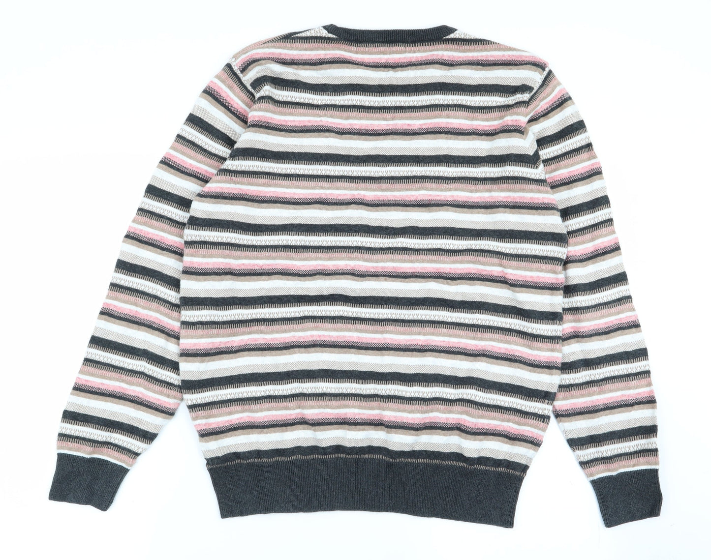 Asda George Womens Multicoloured Striped  Pullover Jumper Size M