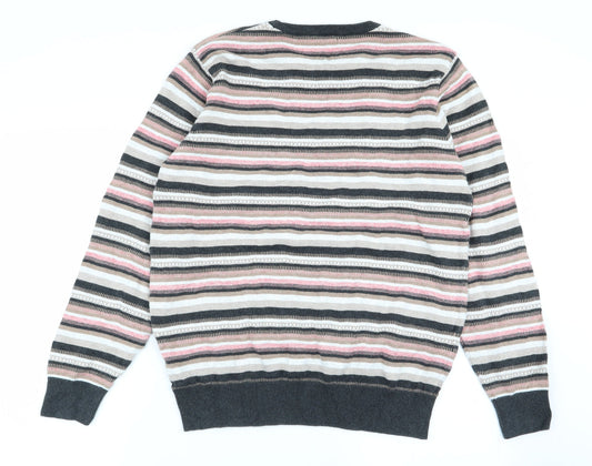 Asda George Womens Multicoloured Striped  Pullover Jumper Size M