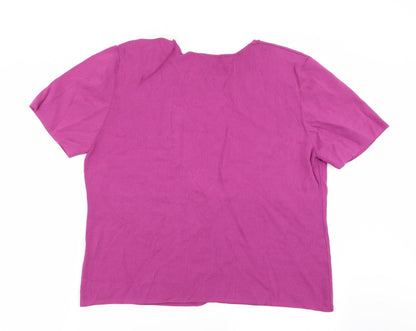 Womens UK Size XL Roman Multicoloured Basic T-Shirt