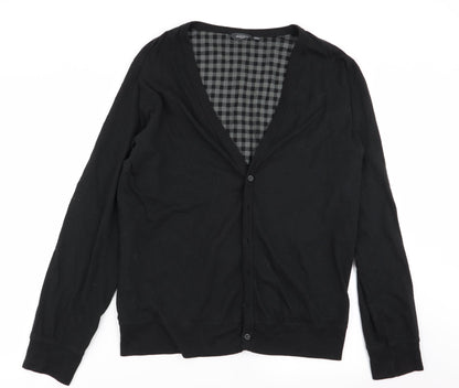 Womens UK Size XL Brave Soul Black Cardigan Jumper