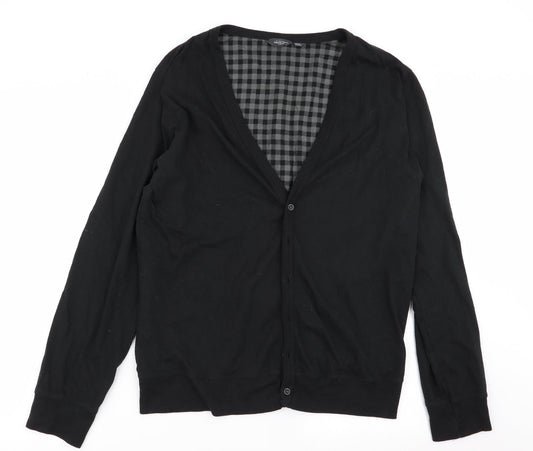 Womens UK Size XL Brave Soul Black Cardigan Jumper