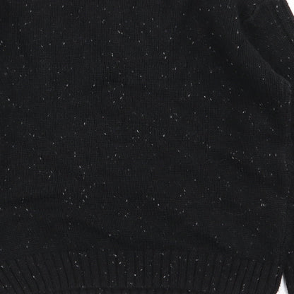 M&S Girls Black   Pullover Jumper Size 9-10 Years