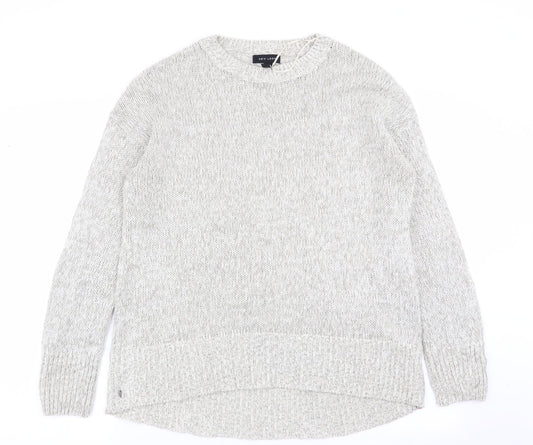 Womens UK Size M New Look Grey Pullover Jumper