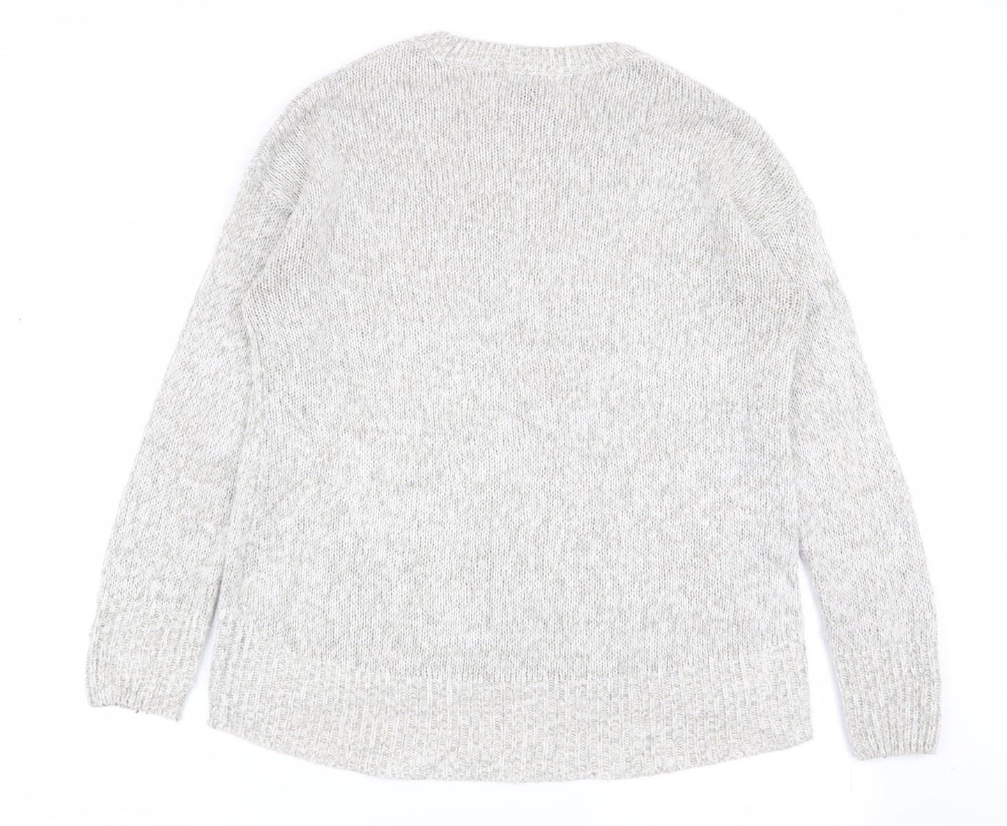 Womens UK Size M New Look Grey Pullover Jumper