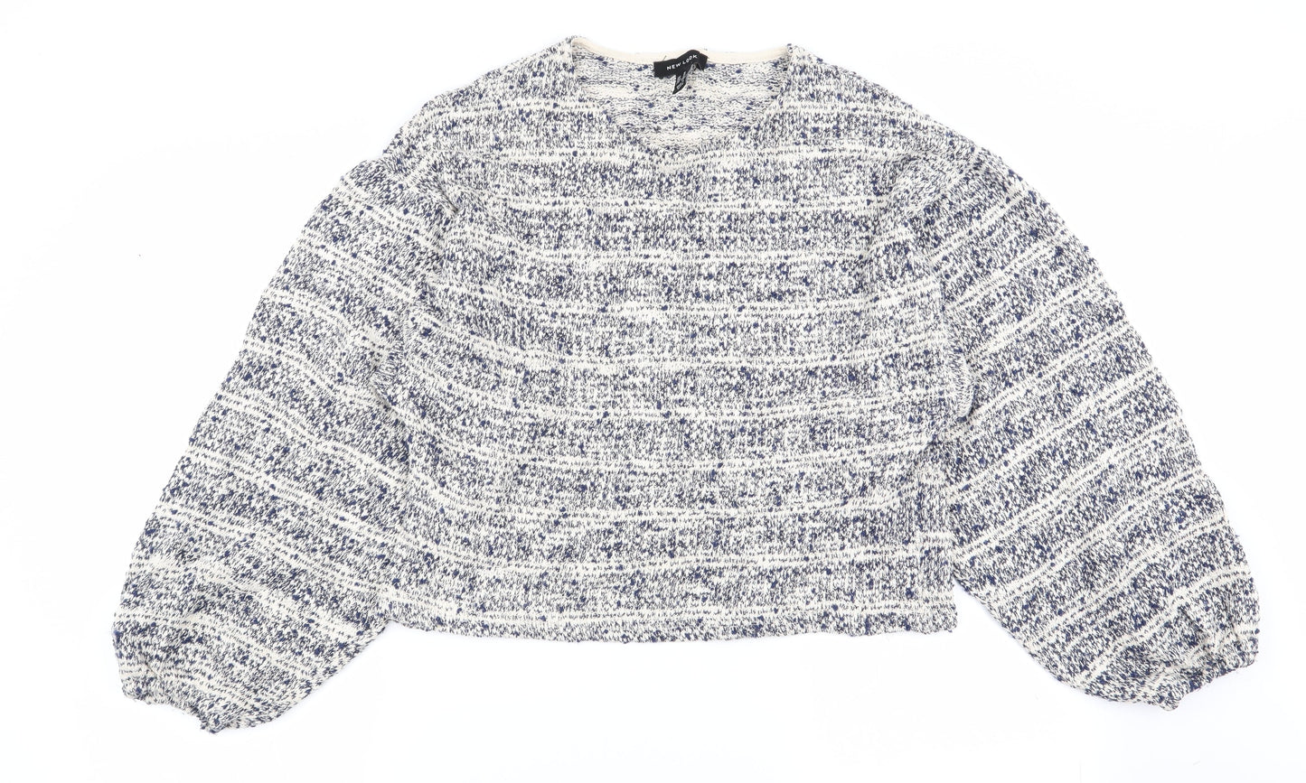 Womens UK Size M New Look Multicoloured Pullover Jumper