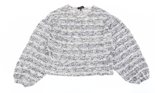 Womens UK Size M New Look Multicoloured Pullover Jumper