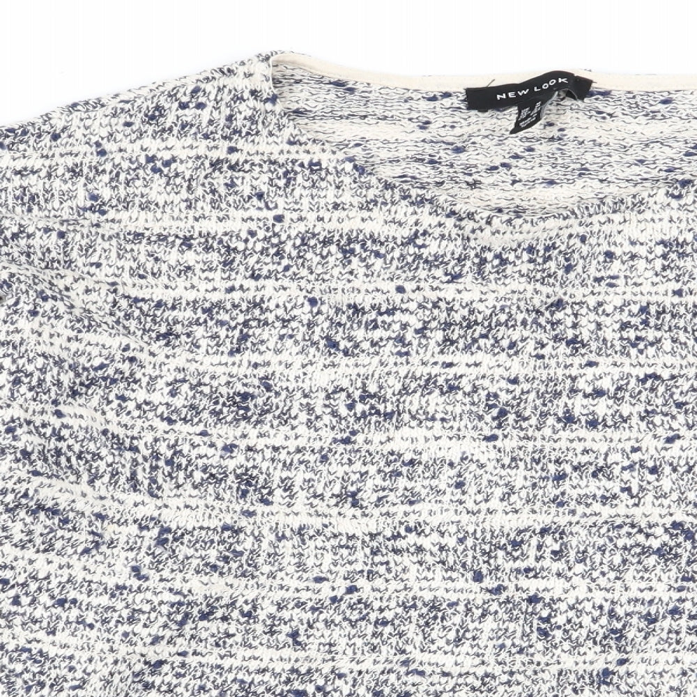 Womens UK Size M New Look Multicoloured Pullover Jumper
