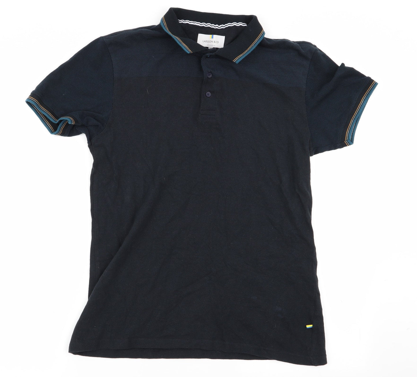Larsson & Co Mens Multicoloured    Polo Size M