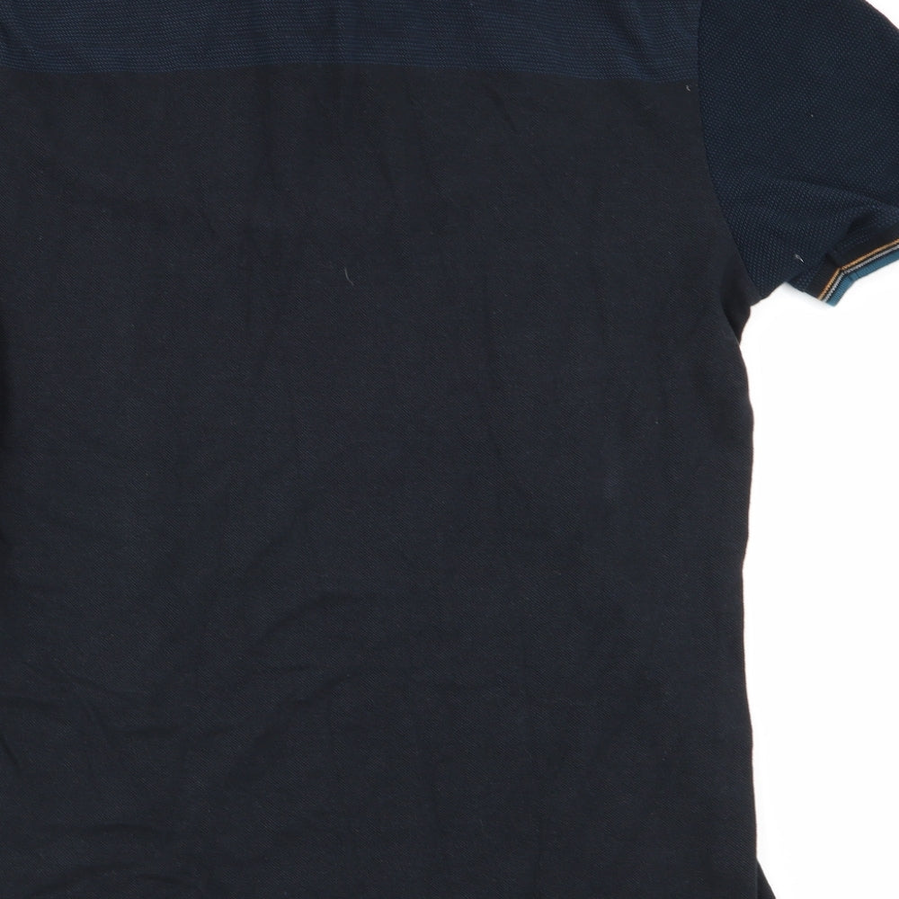 Larsson & Co Mens Multicoloured    Polo Size M