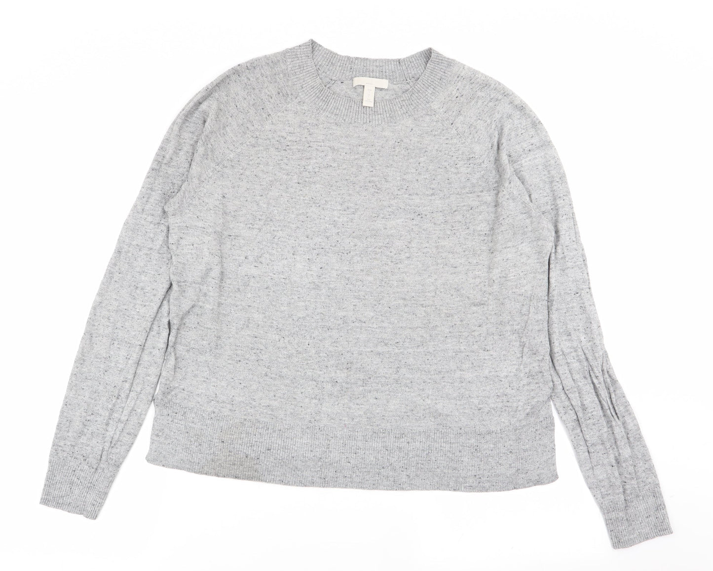 Womens UK Size L H&M Grey Pullover Jumper