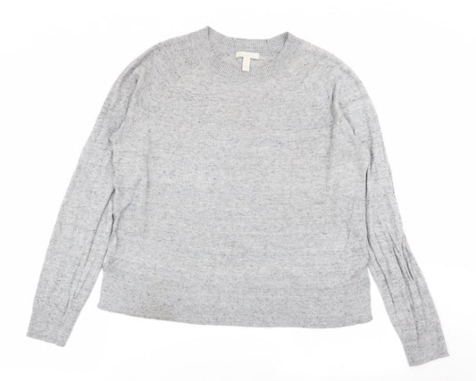 Womens UK Size L H&M Grey Pullover Jumper